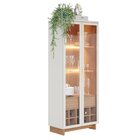 Cristaleira 2 Portas 1 Gaveta Com Adega Guanabara Móveis Off