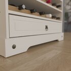 Cristaleira 2 Portas 1 Gaveta Com Adega Smile  Creme/carvalho