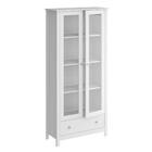 Cristaleira 2 Portas 1 Gaveta Ditália E-954 Branco
