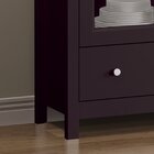 Cristaleira 2 Portas 1 Gaveta Ditália E-954 Preto