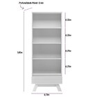 Cristaleira 2 Portas 1 Gaveta Retrô Marsala Nature/off White