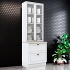 Cristaleira 2 Portas 2 Gav 72 Cm C357 Americana Henn