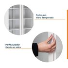 Cristaleira 2 Portas 2 Gavetas Mdf Tiê Cabecasa Madeiraorigin