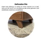 Cristaleira 2 Portas, 3 Prateleiras E 12 Nichos Murano Cinamo