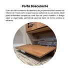 Cristaleira 2 Portas, 3 Prateleiras E 12 Nichos Murano Cinamo