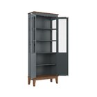 Cristaleira 2 Portas Cinza