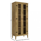 Cristaleira 2 Portas Colonial Movelbento