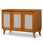 Cristaleira 2 Portas Com Balcão 3 Portas Madeira Maciça Casta