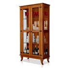 Cristaleira 2 Portas Com Balcão 4 Portas Madeira Maciça Casta