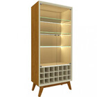 Cristaleira 2 Portas Com Led Requinte 160 Gelius