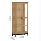 Cristaleira 2 Portas De Vidro E Madeira Maciça 1946 Madri Fnt