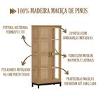 Cristaleira 2 Portas De Vidro E Madeira Maciça 1946 Madri Fnt