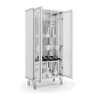 Cristaleira 2 Portas De Vidro Evora Led Hb Móveis