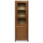 Cristaleira 2 Portas De Vidro Madeira Maciça Primavera Cabeca