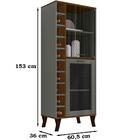 Cristaleira 2 Portas E Adega 5005862 Mbl