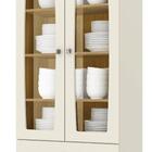 Cristaleira 2 Portas Em Vidro 2 Gavetas Liz Henn Nature Off W