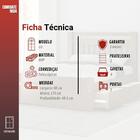 Cristaleira 2 Portas Em Vidro 2 Gavetas Liz Henn Nature Off W