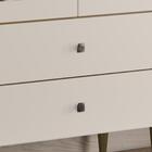 Cristaleira 2 Portas Em Vidro 2 Gavetas Liz Henn Nature Off W