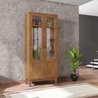 Cristaleira 2 Portas Lyra  Cedro