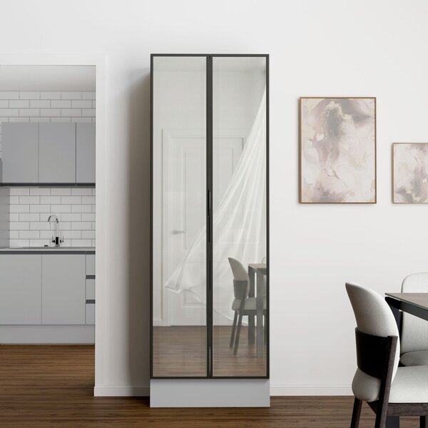 Cristaleira 2 Portas Reflecta 70cm Nara Cabecasa Madeiraorigi