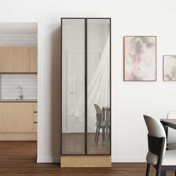 Cristaleira 2 Portas Reflecta 70cm Nara Cabecasa Madeiraorigi