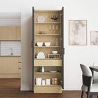 Cristaleira 2 Portas Reflecta 70cm Nara Cabecasa Madeiraorigi