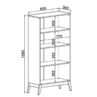 Cristaleira 2 Portas Retrô 0808 Genialflex Alecrim