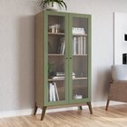 Cristaleira 2 Portas Retrô 0808 Genialflex Alecrim