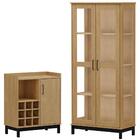 Cristaleira 2 Portas Vidro E Adega 1946x1947 Madri Madeira Ma