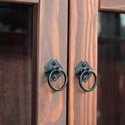 Cristaleira 2 Portas Vidro Lateral Madeira Maciça Imbuia D113