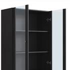 Cristaleira 2 Pt Vidro 1 Gvt Pes Metal 28963 Artesano