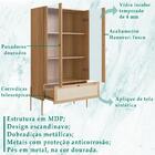 Cristaleira 2 Pt Vidro 1 Gvt Pes Metal 28963 Artesano