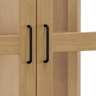 Cristaleira 2 Pt Vidro E Aparador 1946x1942 Madri Madeira Mac