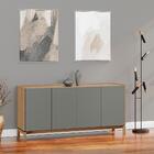 Cristaleira 2p 1g Vidro Balcao Buffet 4p Milani Store