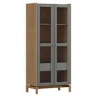 Cristaleira 2p 1g Vidro Balcao Buffet 4p Milani Store