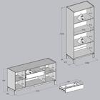 Cristaleira 2p Vidro Balcao Buffet 4p 1g Milani Store