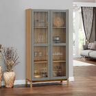 Cristaleira 2p Vidro Balcao Buffet 4p 1g Milani Store