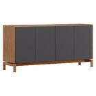 Cristaleira 2p Vidro Balcao Buffet 4p Milani Store