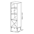 Cristaleira 3 Prateleiras E Adega 4048 Jb Bechara Pérola/ Car