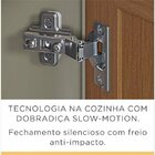 Cristaleira 4 Portas 2 Gavetas Espresso Móveis Fendi/freijó