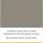 Cristaleira 4 Portas 2 Gavetas Espresso Móveis Fendi/freijó