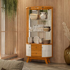 Cristaleira 4 Portas 2 Gavetas Moss Madetec