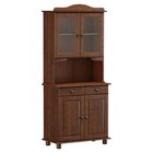 Cristaleira 4 Portas 2 Gavetas Rubi Café