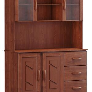 Cristaleira 4 Portas 3 Gavetas Cobre Imbuia 1265t - Finestra ...