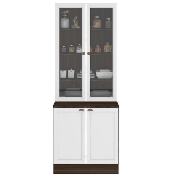 Cristaleira 4 Portas 70cm 12530 Unna Pln