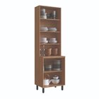 Cristaleira 4 Portas Com Portas Vidro Fumê 65cm Havana Rovere