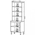 Cristaleira 4 Portas Com Vidro Finesse Thb