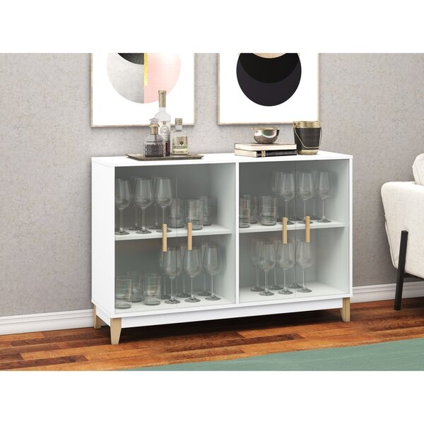 Cristaleira 4 Portas Em Vidro Legno Branco