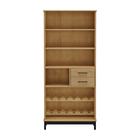 Cristaleira 4 Portas Madri - Marrom