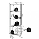 Cristaleira 4 Portas Marina Madetec